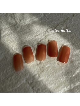ミィスネイルズ(mies nails.)/トレンドニュアンス