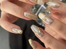 綺麗めニュアンスネイル