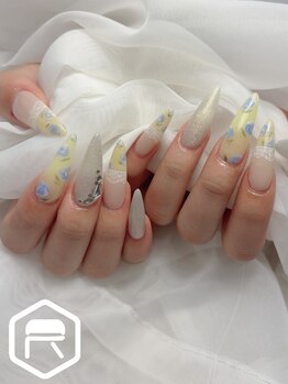 薔薇ネイル