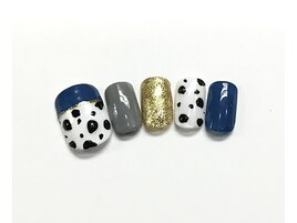 ダルメシアンフットネイル