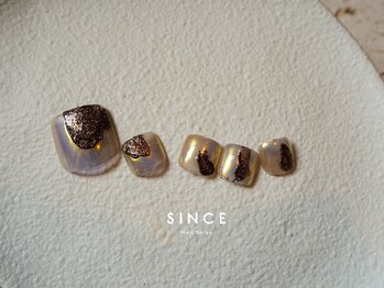 シンス(Since)/2月foot monthly design