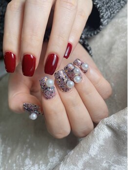 モナート ネイル(Monart)の写真/八丁堀交差点から徒歩1分!【アート2本¥5,500~】上品×キレイめ、秋のデザインもお任せください♪