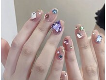 サロン ド ミニュイ(Salon de Minuit)/秋冬ネイル　エレガントデザイン