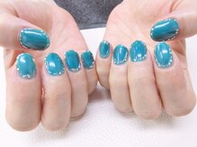 ネイルサロン キラップ(Nail Salon KiLAP)/デコボコ縁取りネイル￥8500