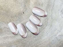 キールネイル(KeyleNail)/オンブレフレンチ☆カフェラテ