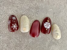 クラリスバイネオ 武蔵小杉(Claris by neo)/クリスマスネイル　￥９０００