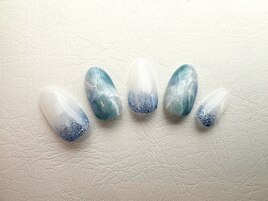 大理石ネイル