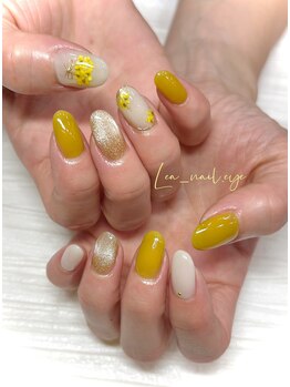 レア(Lea)/ミモザネイル
