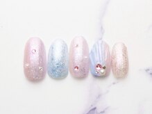 池袋ネイルサロン イイネイル(Ee-Nail)/パステルマーメイド初回￥7500