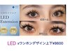 <期間限定 >LED×ワンホンデザイン上＋下（下まつ毛40本）/コーティング付