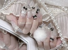 リンドネイル バイ モカ アンド ララ(Lind nail by moca and LaLa)/【mio】キラキラ/冬ネイル