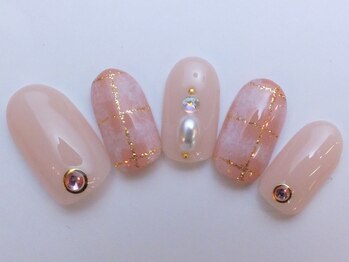 ネイルサロン ドレリッチ 大宮店(drerich)/【6990】ふんわりチェック