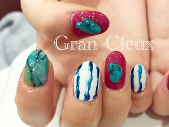 クアトログランシュ 青葉台(QUATRO×GranCieux)/ターコイズネイル