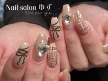 ゆず/リボン　韓国風　長さ出しあり