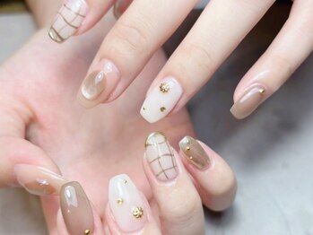 アイセンスビビ 新さっぽろ店(EYE SENSE Bivi)の写真/【nail】ベテランネイリストとアイラッシュサロンがコラボ♪垢抜けcolorや可愛いDesignの定額コースご用意!