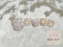 リトルビュー(little view)/フットレースネイル ￥12980