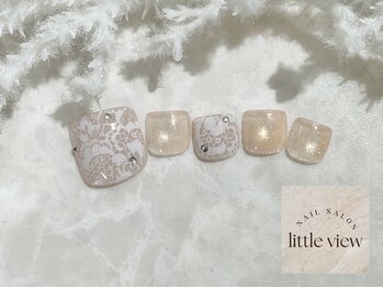 リトルビュー(little view)/フットレースネイル ￥12980