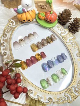 ネイルチップス 霧島店(NAIL TIPS)の写真/《鹿児島で4店舗☆初めてのネイルはNAIL TIPSへお任せ》選べる5種の月替わりハンドネイル￥5000♪