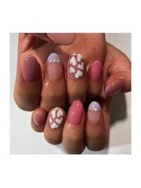 オススメ★ガーリーハートネイル