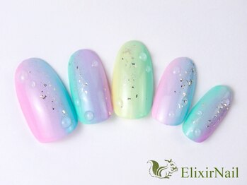 エリクサーネイル 五反田(Elixir Nail)/定額a シンプル/クーポン使用