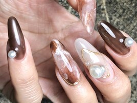 長さだし＋ジェルニュアンス