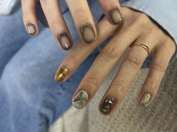 アトリエイチマルサン(アトリエ103)/ニュアンスネイル×ハンド