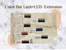 【新規】オフ込み〈秋色カラーエクステ〉LED120本☆¥6600/ダブルフラット