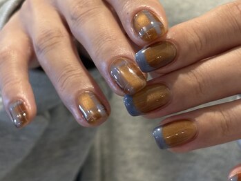 ミニョン 北堀江(mignon)/ブラウンとブルー