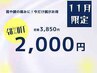 【11月限定】　『部分鍼』　3850→2000円