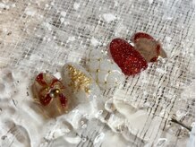 ククル(KUKURU)/年越しもいけるクリスマスネイル