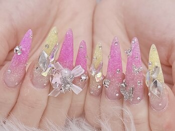 ピスティ(piisty)の写真/《パーツつけ放題が大人気！》派手×ワンホン×中華系♪トレンド感満載のデザインを期待以上にお仕上げ☆