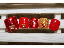 ネイルサロン ユーア(Yu a)/フット定額デザイン　￥8480