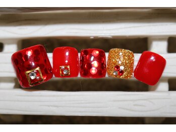 ネイルサロン ユーア(Yu a)/フット定額デザイン　￥8480