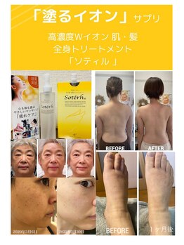リラックスアンドビューティー ラマナ(la mana)/塗るイオンで筋肉を緩めます。