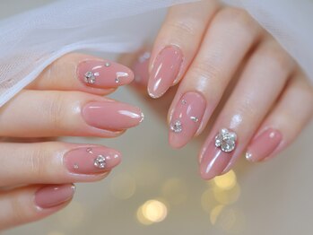 幻之花ネイル/マオジェル ブライダルネイル