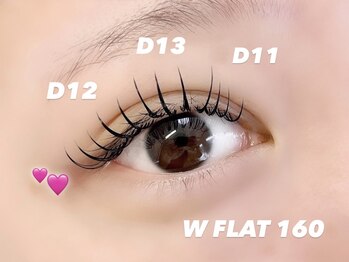 ミウティー(miutty)/Wフラットラッシュ160本