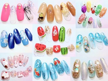 ラルネイル 大宮(Lull. nail)の写真/《◆EVENT◆Lull.nail☆Summer初回オフ込¥7900》おすすめ☆夏気分を盛り上げるトレンドデザイン豊富☆