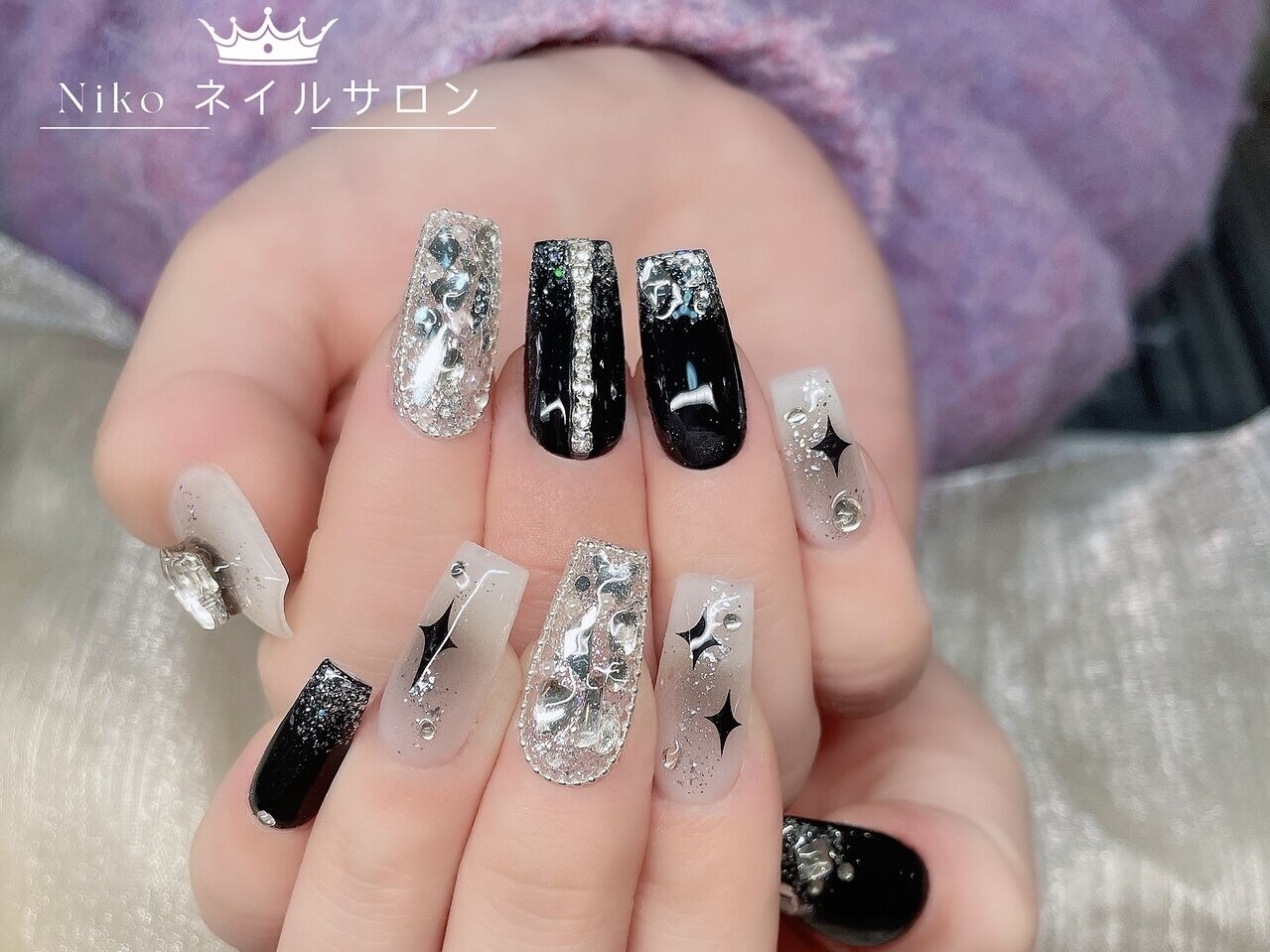 モノトーンハート ネイルチップ 2025年】新着順｜ハート/#モノトーンハートネイルのネイルデザイン