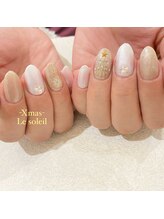 ル ソレイユ(Le soleil)/Xmasネイル　byさとみ