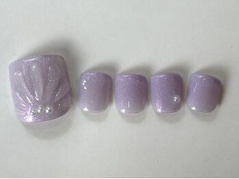ネイルメゾン 天神店(NAIL MAISON)/シェルパール紫夏¥9000