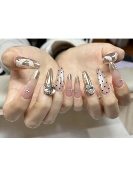 手描きアートが得意なサロン