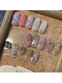夏ニュアンスネイル６５００円