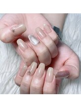 インプレス 鶴見店(Impress)/雪の結晶ネイル