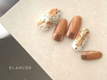 ブランロール 中目黒店(Blanl'or)/オレンジブラウン×ゴールド