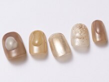 アイ ネイルズ 天神店(I nails)/ピーチゴールド ¥8300