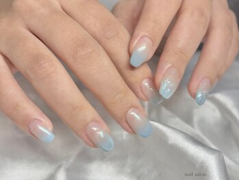 ネイルサロン マルコ(nail salon MARCO)/くすみBlue