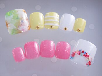 ラテネイル(Latte Nail)/フットジェルアートフルコース