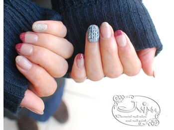 ジュジュ(Juju)/ざっくりニットネイル