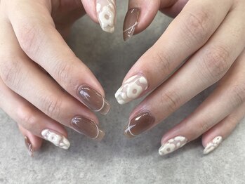 ネイルエルーシェ 立川店(Nail Ercher)/北欧風フラワー