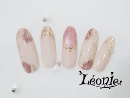 ミラー×マグネット薔薇デザイン